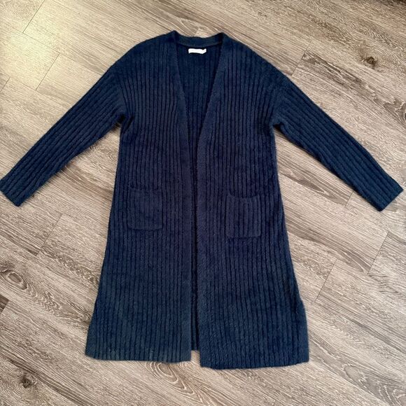 Mersea Chalet Ribbed Duster in Oxford Blue - Picture 1 of 4